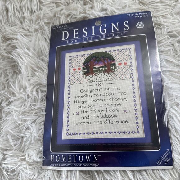 4 VTG‎ Cross Stitch HOMETOWN It's Not Junk,Joy&Peace,School,Prayer - Picture 6 of 9